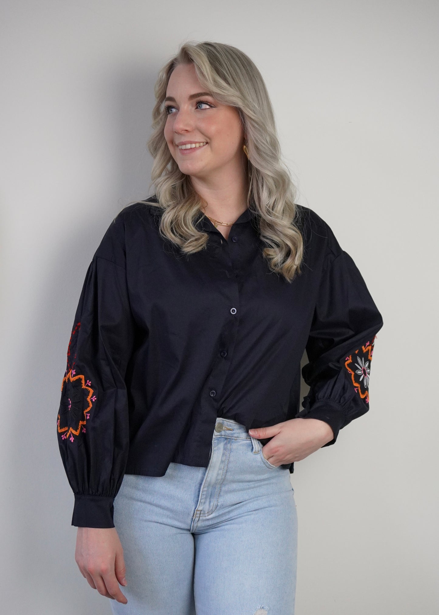 Isabel blouse donkerblauw - Styles And More
