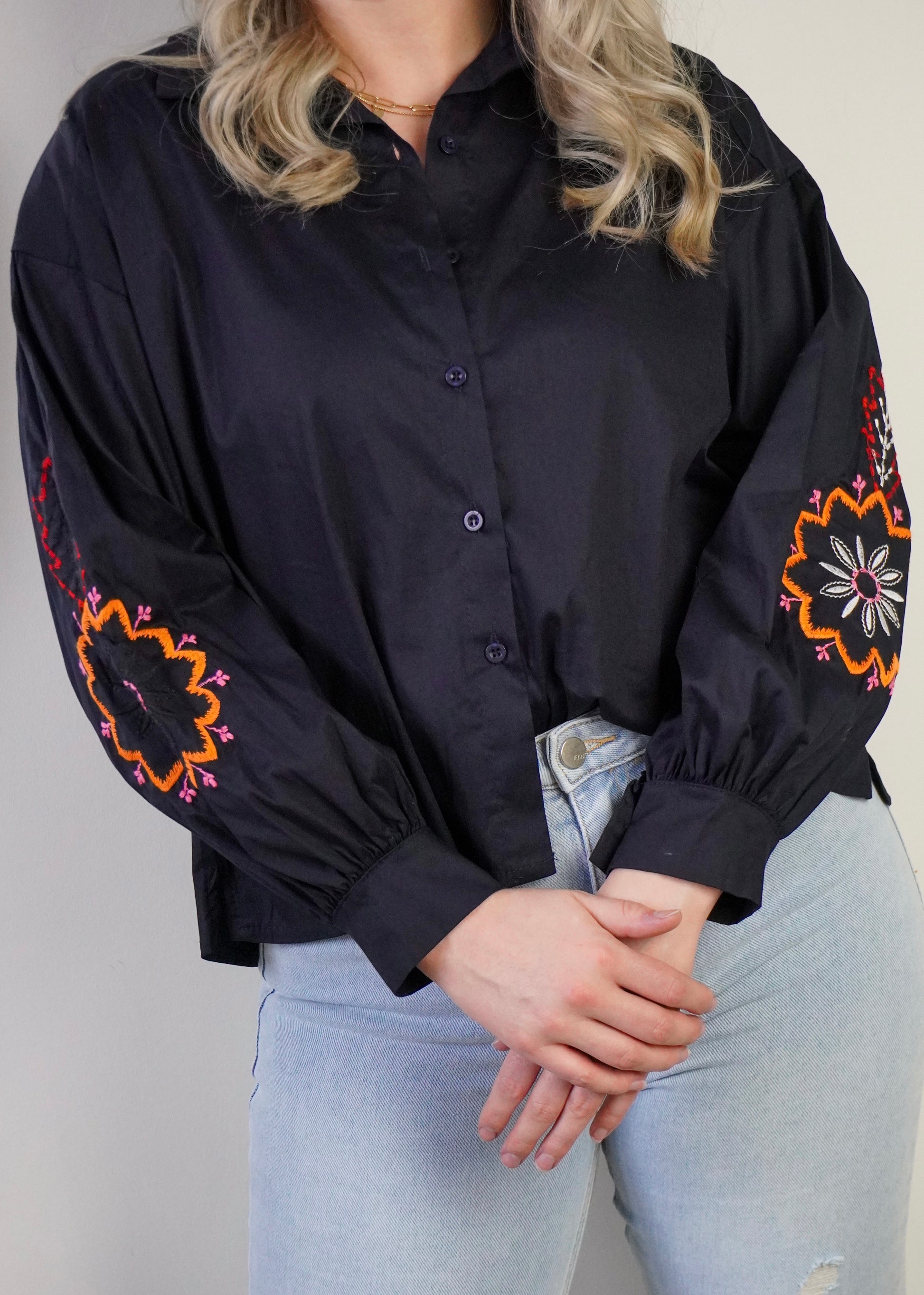 Isabel blouse donkerblauw - Styles And More