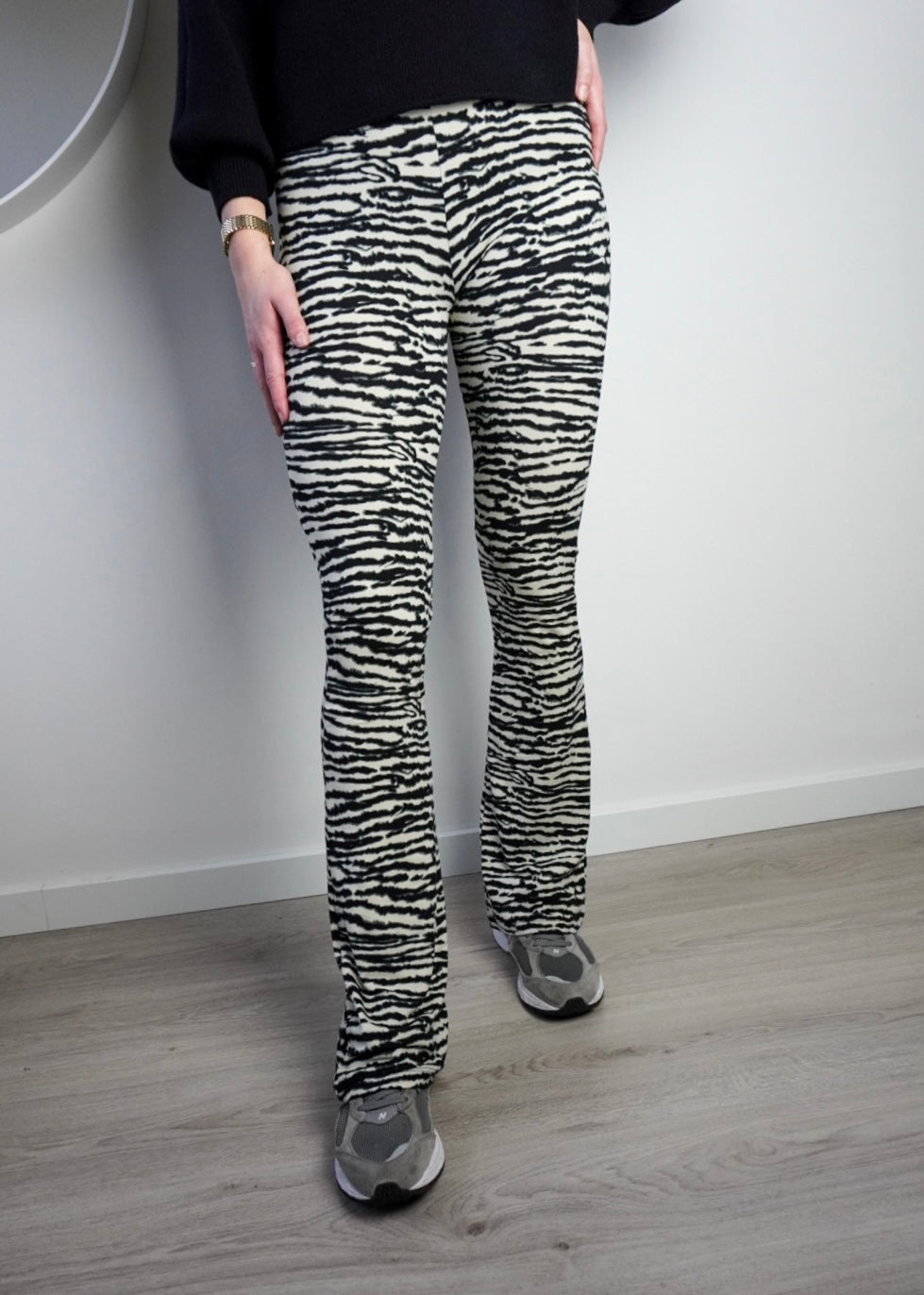 Flared legging zebra print Ambika